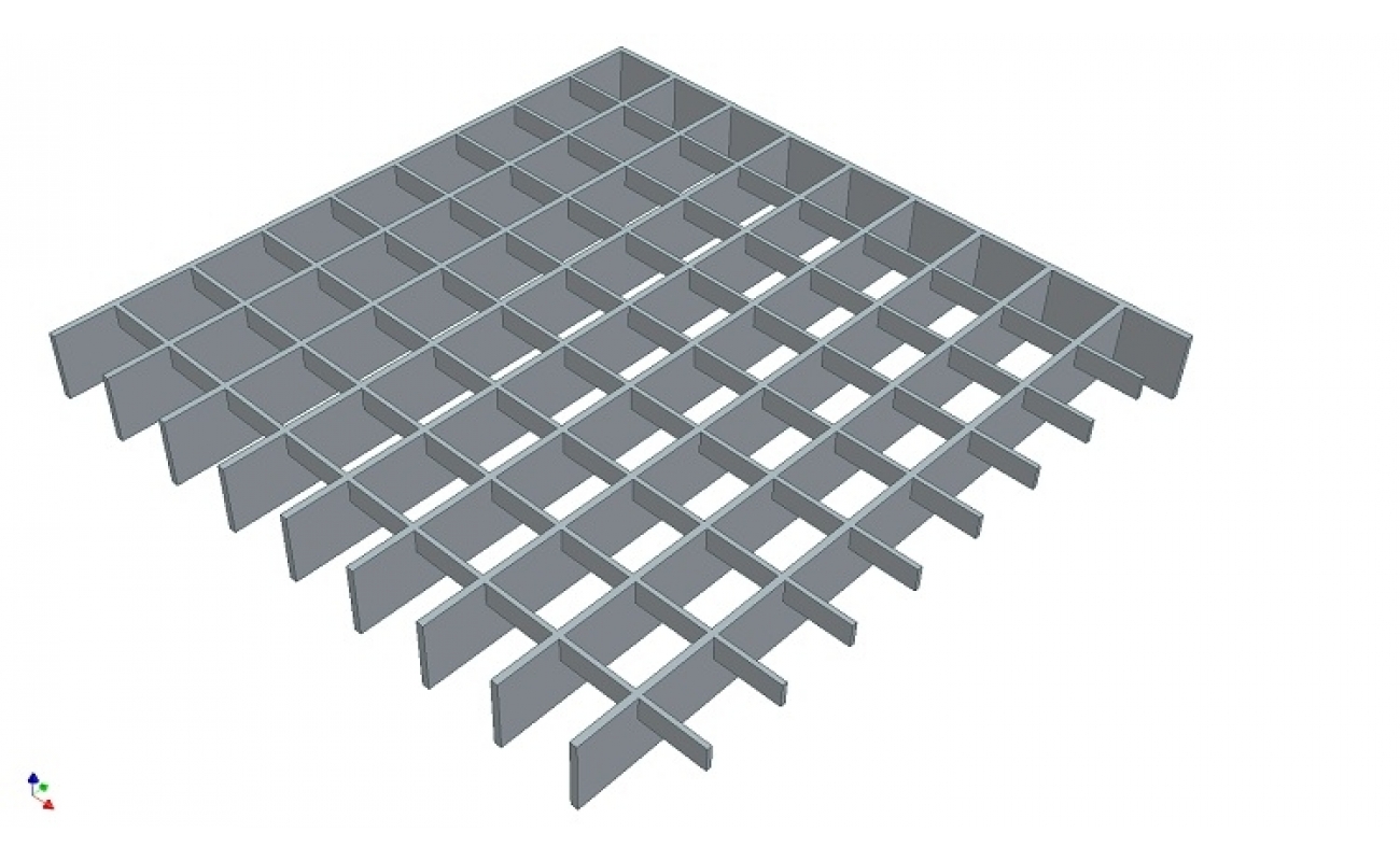 Yarım Geçme Izgaralar taşıyıcı ve dağıtıcı elemanları lamadan imal edilen ızgara tipidir. Dağıtıcı eleman olarak kullanılan lamalar genellikle taşıyıcı lam